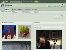 Tablet Screenshot of el-pudding.deviantart.com
