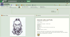 Desktop Screenshot of evillilkitty.deviantart.com