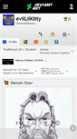 Mobile Screenshot of evillilkitty.deviantart.com