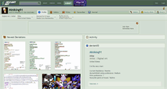 Desktop Screenshot of miniking91.deviantart.com