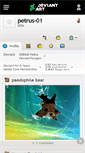 Mobile Screenshot of petrus-01.deviantart.com