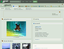 Tablet Screenshot of petrus-01.deviantart.com