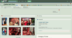 Desktop Screenshot of cosplay-spirit-team.deviantart.com