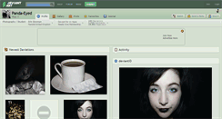Desktop Screenshot of panda-eyed.deviantart.com