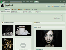 Tablet Screenshot of panda-eyed.deviantart.com