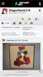 Mobile Screenshot of dragonflame218.deviantart.com