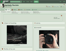 Tablet Screenshot of mad-molly-the-grim.deviantart.com
