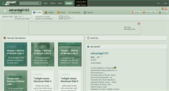 Desktop Screenshot of edwardsgirl103.deviantart.com