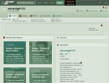 Tablet Screenshot of edwardsgirl103.deviantart.com