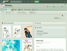 Tablet Screenshot of dramacon.deviantart.com