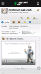 Mobile Screenshot of professor-oak-club.deviantart.com