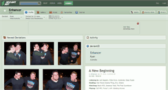 Desktop Screenshot of enhancer.deviantart.com