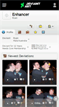 Mobile Screenshot of enhancer.deviantart.com