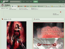 Tablet Screenshot of ondeon.deviantart.com