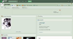 Desktop Screenshot of cyberangel.deviantart.com