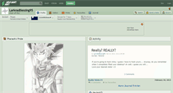 Desktop Screenshot of larkrasblessing95.deviantart.com