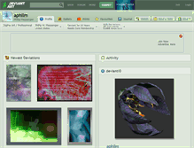 Tablet Screenshot of aphilm.deviantart.com