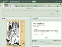 Tablet Screenshot of khle.deviantart.com