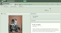 Desktop Screenshot of de-construct.deviantart.com