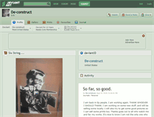 Tablet Screenshot of de-construct.deviantart.com