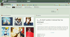 Desktop Screenshot of kurohoshino.deviantart.com