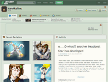 Tablet Screenshot of kurohoshino.deviantart.com