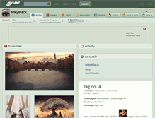 Tablet Screenshot of nikyblack.deviantart.com