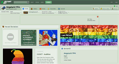 Desktop Screenshot of megatank1994.deviantart.com