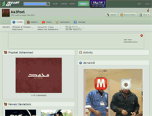 Tablet Screenshot of ma3foos.deviantart.com