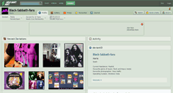 Desktop Screenshot of black-sabbath-fans.deviantart.com