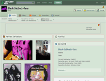 Tablet Screenshot of black-sabbath-fans.deviantart.com