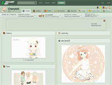 Tablet Screenshot of chanytell.deviantart.com