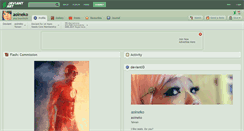 Desktop Screenshot of aoineko.deviantart.com