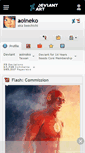 Mobile Screenshot of aoineko.deviantart.com