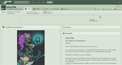 Desktop Screenshot of h3llstar.deviantart.com