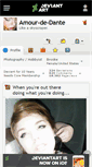 Mobile Screenshot of amour-de-dante.deviantart.com