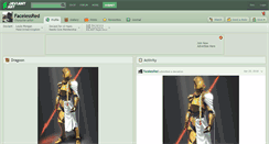 Desktop Screenshot of facelessred.deviantart.com