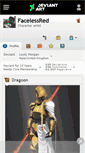 Mobile Screenshot of facelessred.deviantart.com