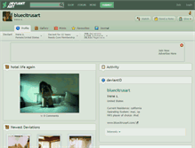Tablet Screenshot of bluecitrusart.deviantart.com