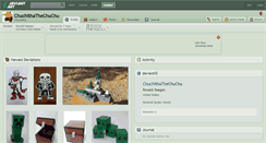 Desktop Screenshot of chuchithathechuchu.deviantart.com