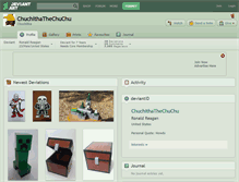 Tablet Screenshot of chuchithathechuchu.deviantart.com