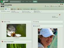 Tablet Screenshot of annushkka.deviantart.com