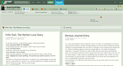 Desktop Screenshot of anarchywriter.deviantart.com
