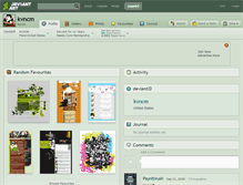 Tablet Screenshot of kvncm.deviantart.com