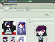 Tablet Screenshot of karaoke-lovin-garuru.deviantart.com