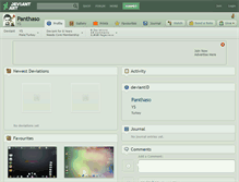 Tablet Screenshot of panthaso.deviantart.com