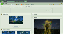 Desktop Screenshot of cadellin.deviantart.com