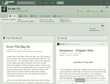 Tablet Screenshot of kit-kat-151.deviantart.com