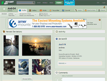 Tablet Screenshot of and-04.deviantart.com