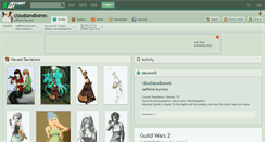 Desktop Screenshot of cloudsandbones.deviantart.com